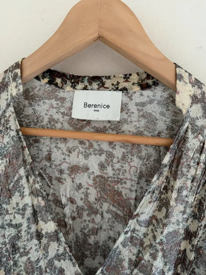 Robe Bérénice argentée - photo numéro 5