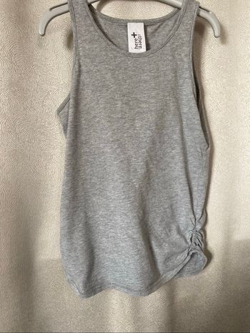 Pour fille T-shirt débardeur gris 9-10 ans C&A