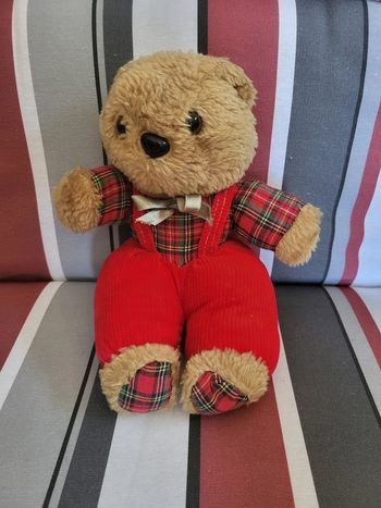 Peluche ours habillé écossais