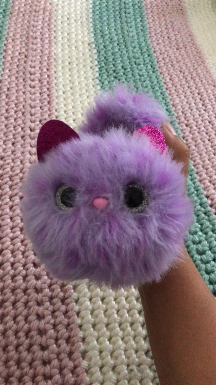 Peluche chat pomsies - photo numéro 2