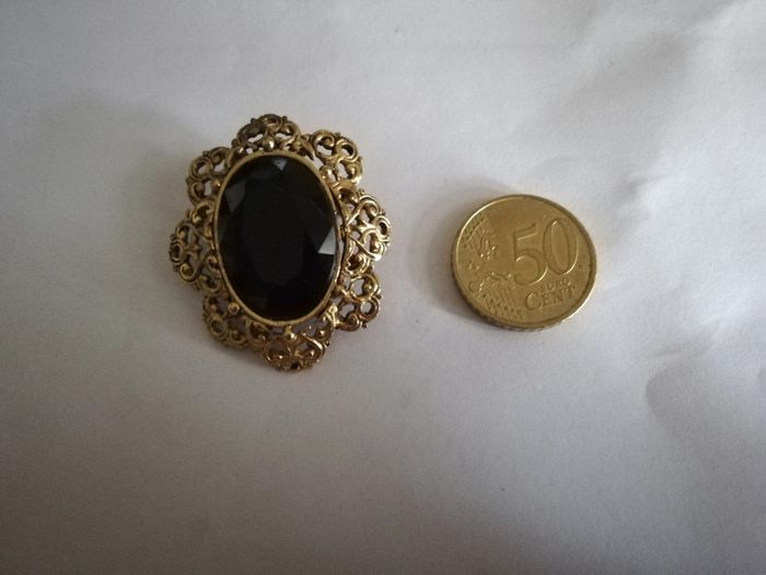 Magnifique broche vintage authentique chic ouvragée