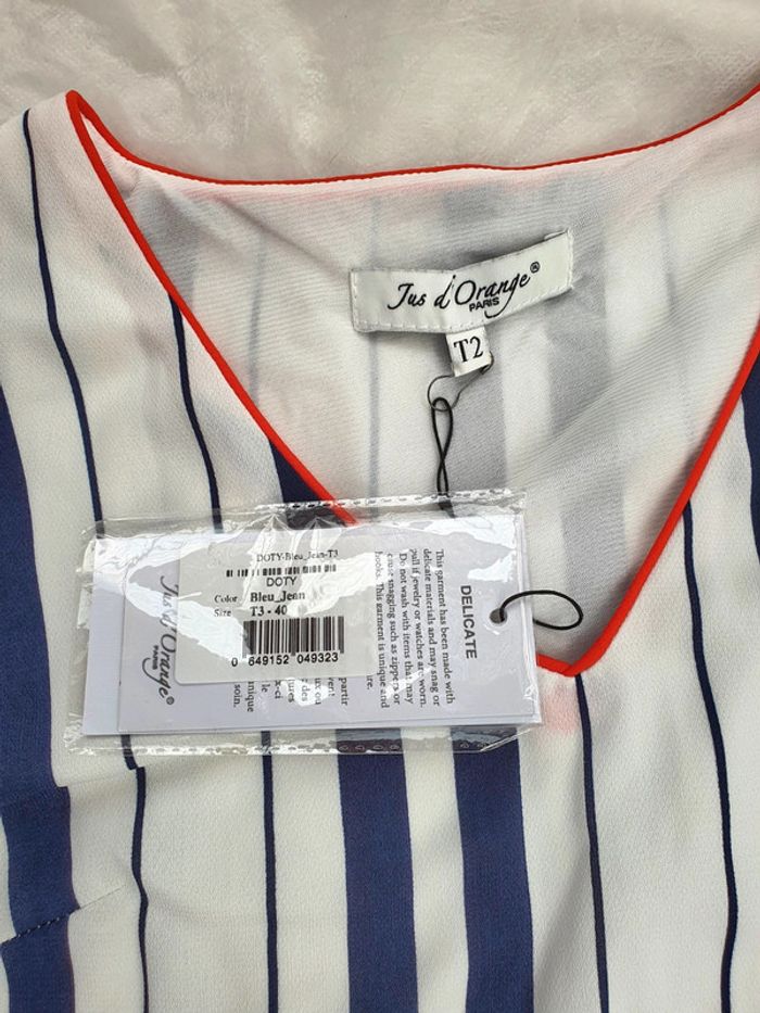 Robe Neuve 40. Jus d'orange. - photo numéro 3