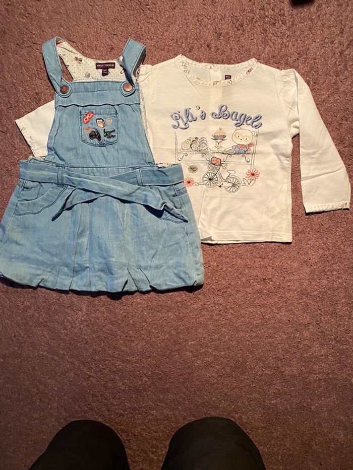 Ensemble jupe + tee shirt manche longue