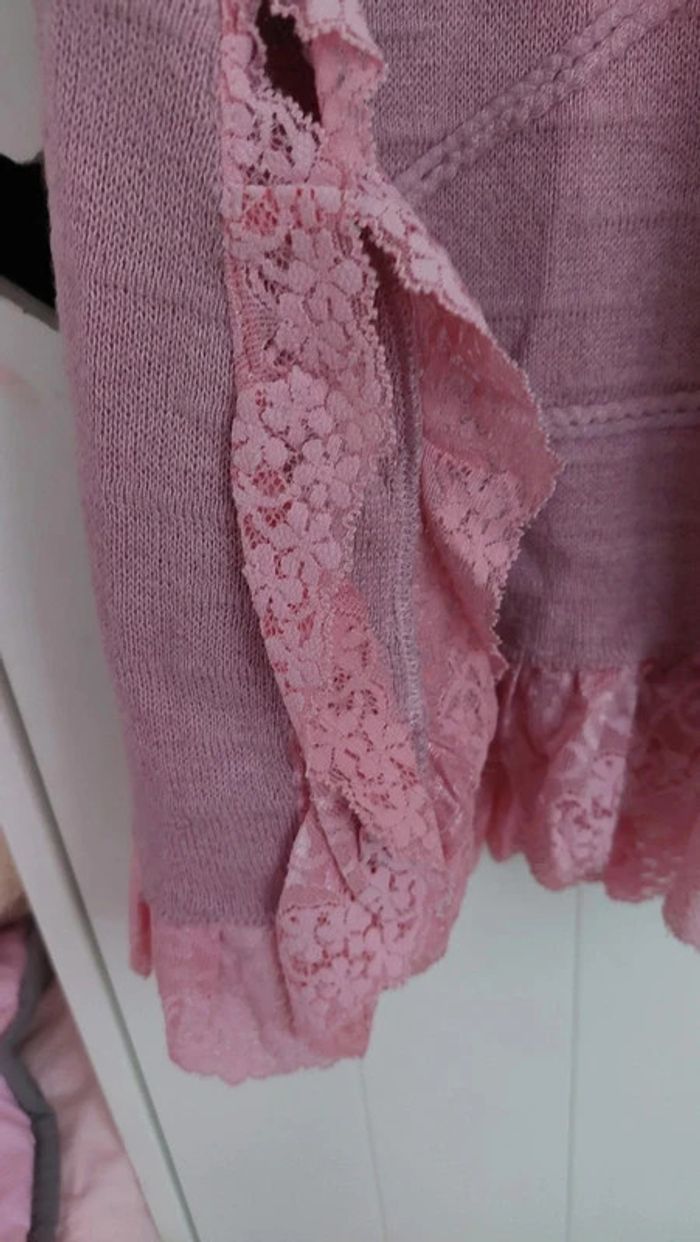 Superbe pull tunique vintage Carolina taille 2 - photo numéro 3