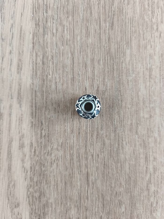 Charm en Verre de Murano Bleu Galaxie & Étoile pandora - photo numéro 2