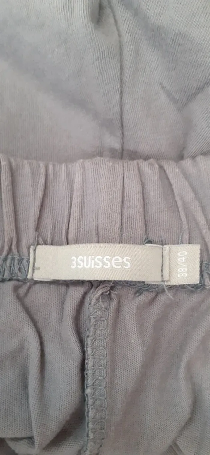 Joli short de nuit gris - photo numéro 4