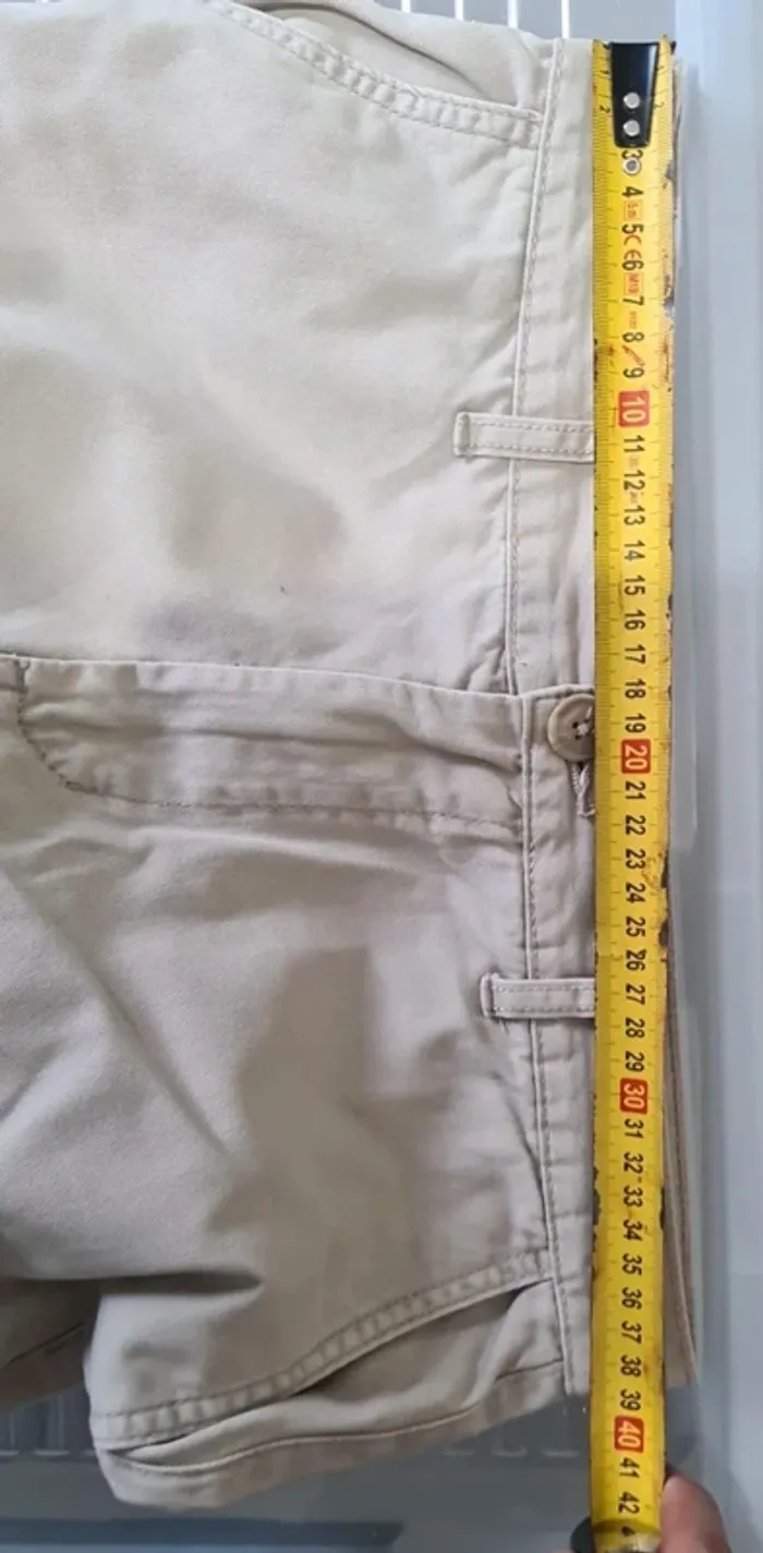 Pantalon homme crème - photo numéro 6