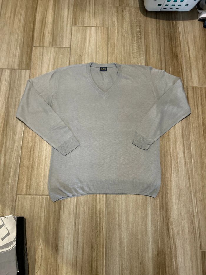 Pull gris L Blanche porte - photo numéro 2