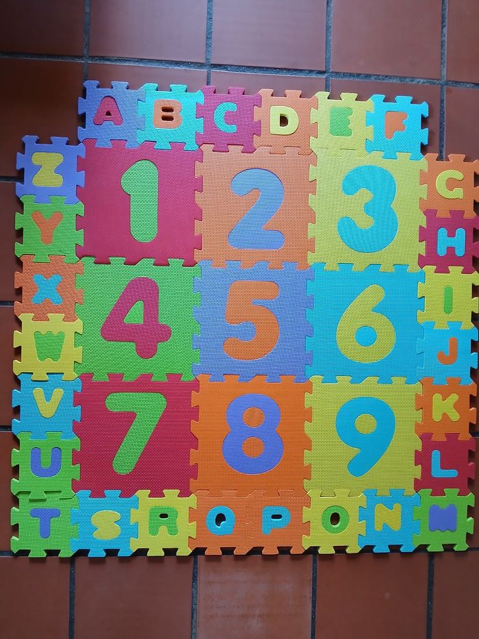 Tapis puzzle mousse