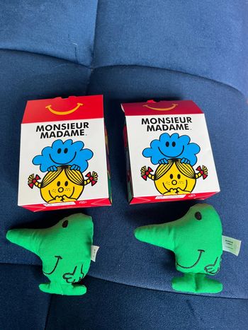 Lot peluche monsieur madame