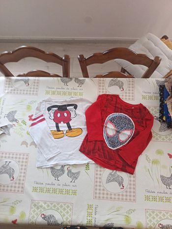 Lot de 2 tee-shirt ML taille 4 ans