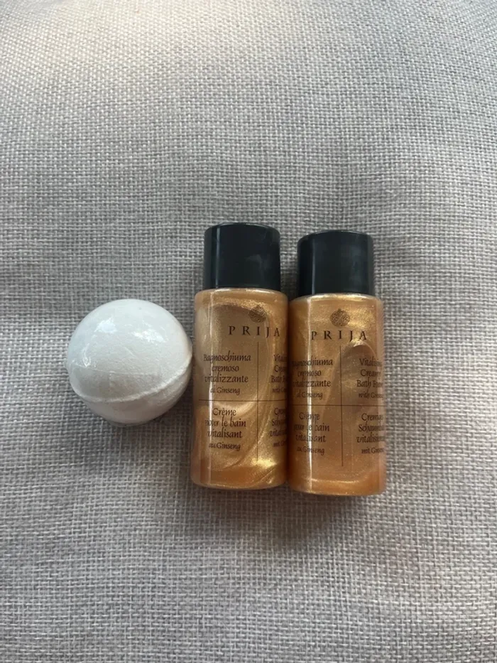 lot crème bain, boule de bain