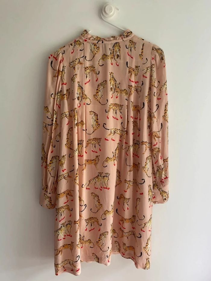 Robe léopard rose Pinko 36 - photo numéro 11