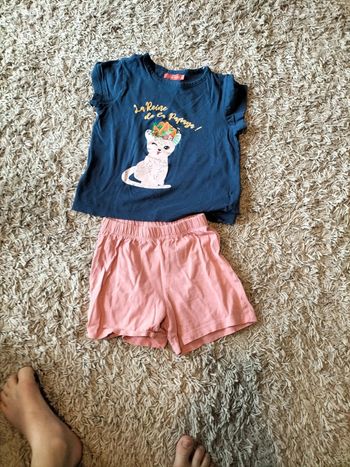 Ensemble pyjama short