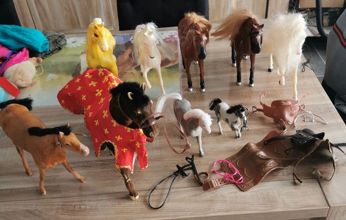 Lot jouet chevaux - photo numéro 2