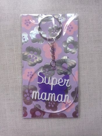 Porte clé super maman