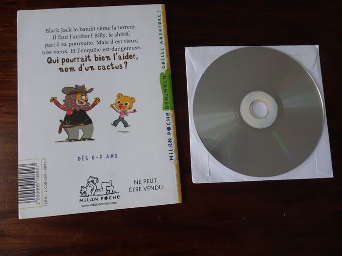 Livre CP – CE1 MILAN Benjamin - Sur la piste du bandit + histoire en CD - photo numéro 2