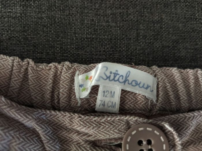 Pantalon épais Kitchoun taille 12 mois - photo numéro 2