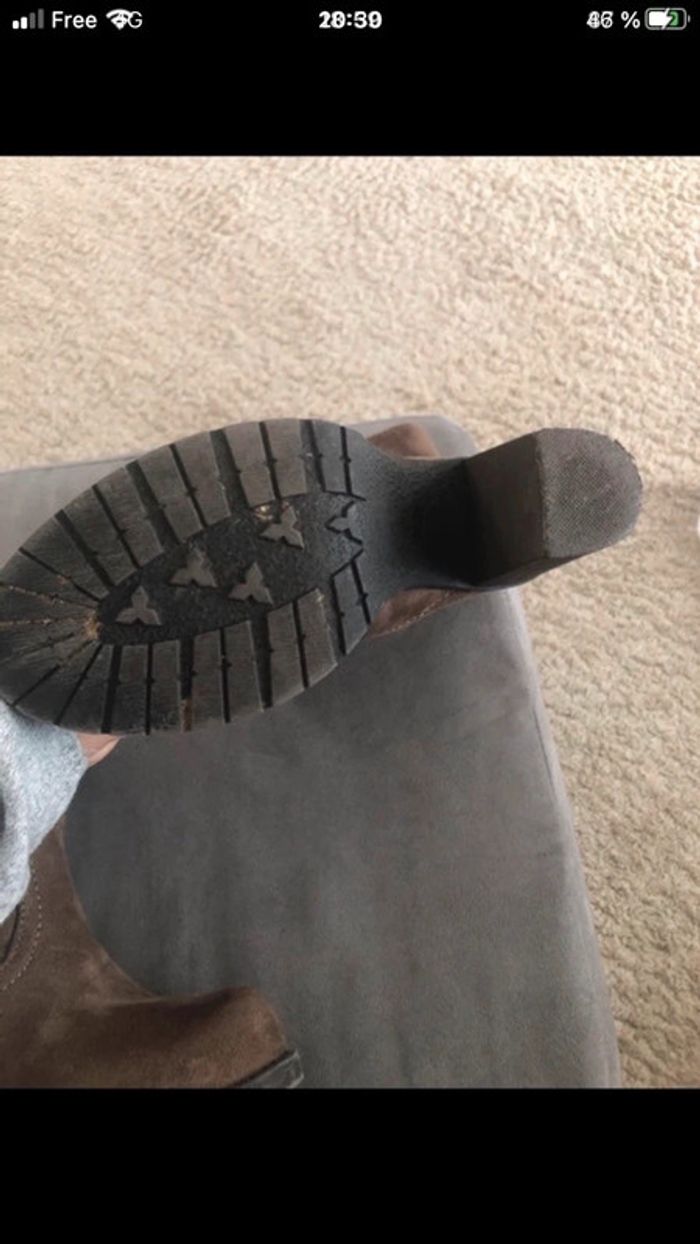 Bottines taille 37 avec talons - photo numéro 4