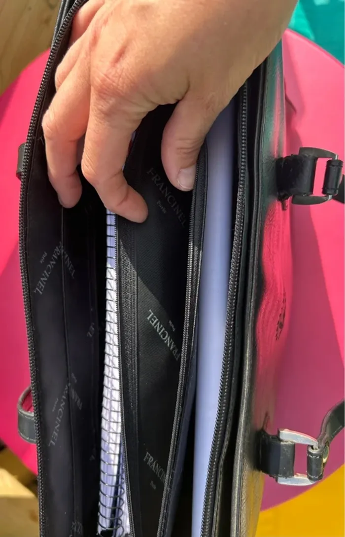 Sac de cours en cuir - photo numéro 9