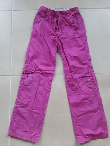 Pantalon mi-saison rose OKAIDI 10 ans fille