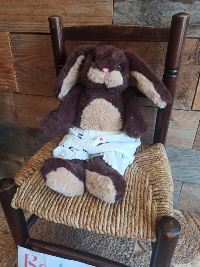 peluche lapin Mathilde Cabanes tbe - photo numéro 6