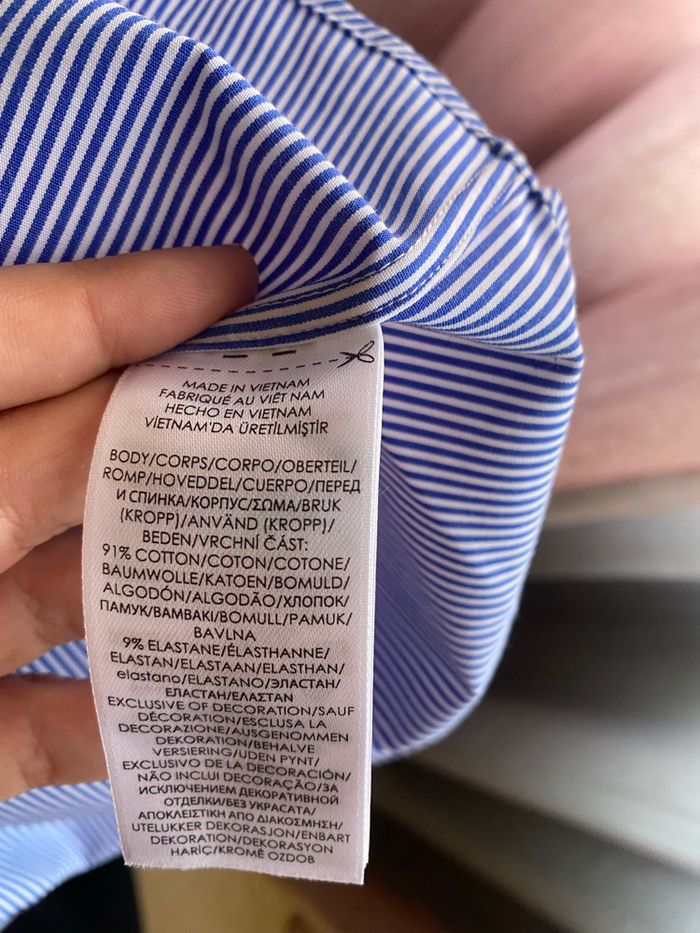 Chemise Slim fît Ralph Lauren bleues - photo numéro 8