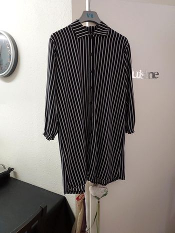 Chemisier tunique longue fluide XXL