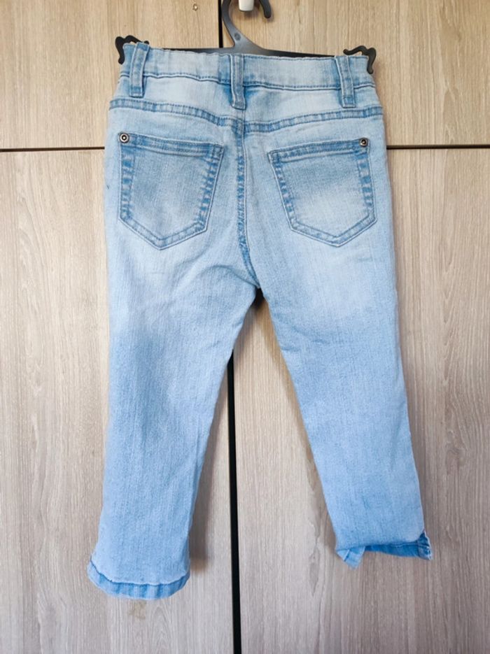 Jean bleu clair coton responsable 8 ans / John Baner - photo numéro 4