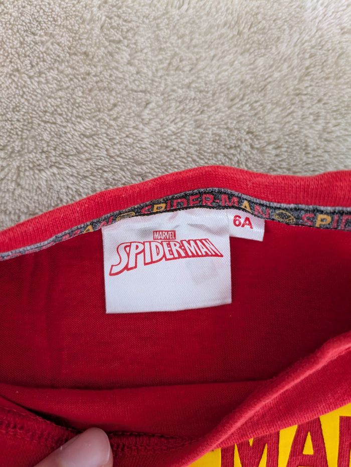 T-shirt SPIDER-MAN Marvel Rouge - photo numéro 2