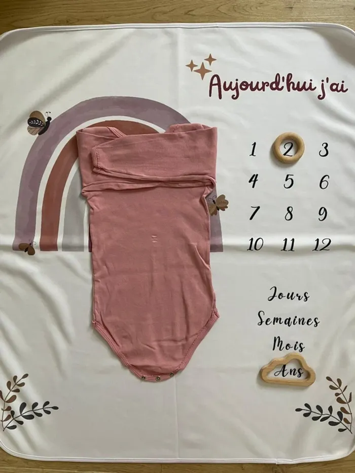 Body bébé fille manches longues – Petit Bateau – Taille 24 mois - photo numéro 2