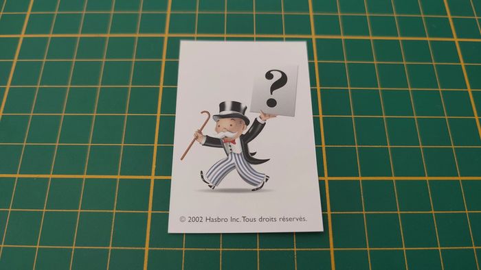 Carte Va sur la case Toboggan aquatique jeu de société Monopoly junior à la fête foraine Hasbro #B83 - photo numéro 2