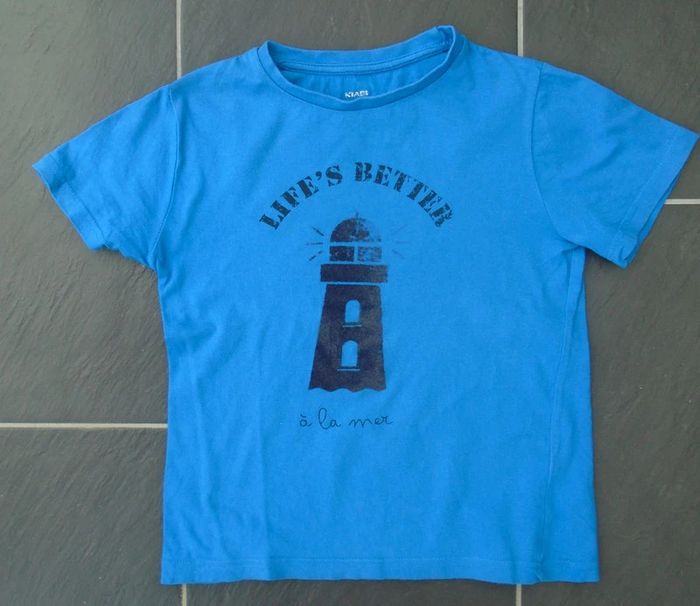 Joli tee-shirt "mer" garçon 10 ans (138-143 cm)