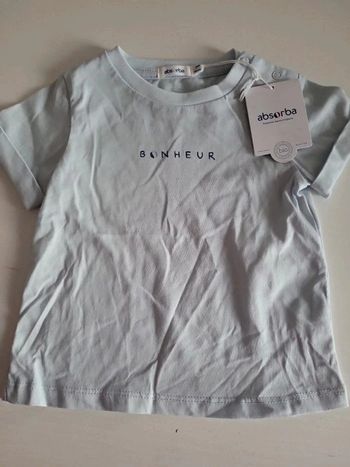T shirt absorba neuf 18 mois