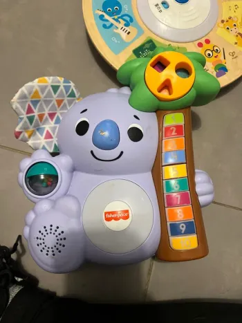 Jouet enfant panda avec chiffre