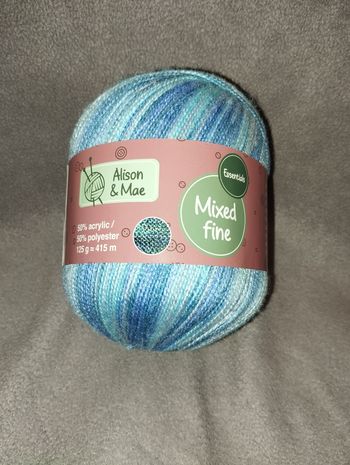 * 1 pelote bleus gris Mixed fine par Alison & Mae