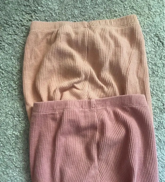 2 leggings zara gaufrés 12/18 mois - photo numéro 3