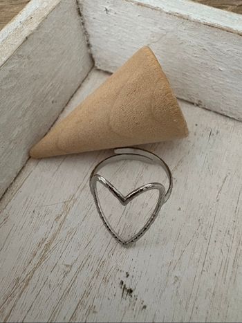 Bague argentée acier inoxydable