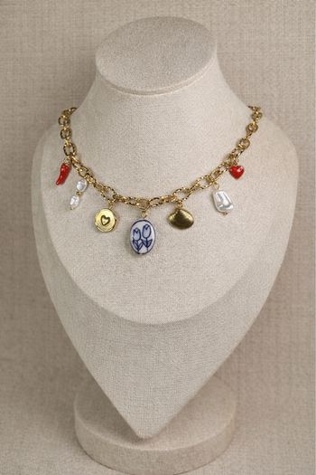 Collier 100% inoxydable à breloques