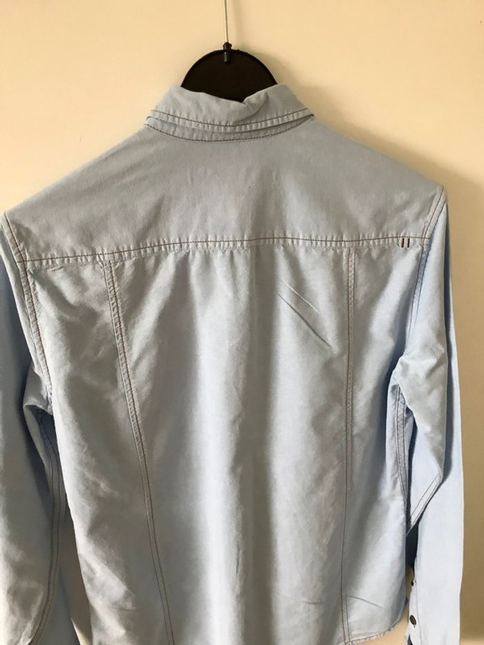 Chemise jean souple bleu clair Bonobo S - photo numéro 5