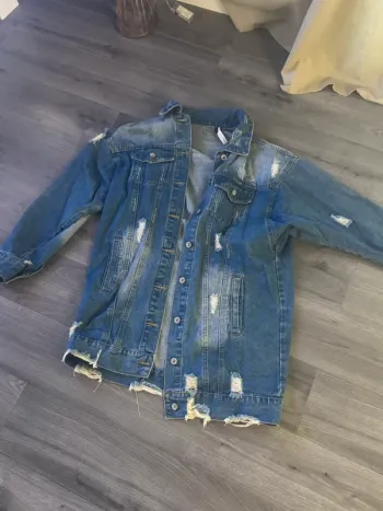 Veste en jean femme
