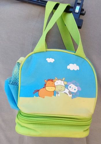 Sac isotherme de déjeuner enfant Vert Baudet