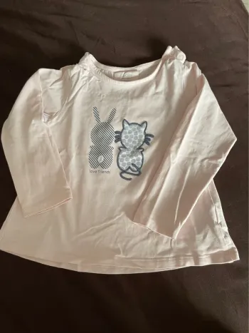 Tee-shirt Rose Okaïdi