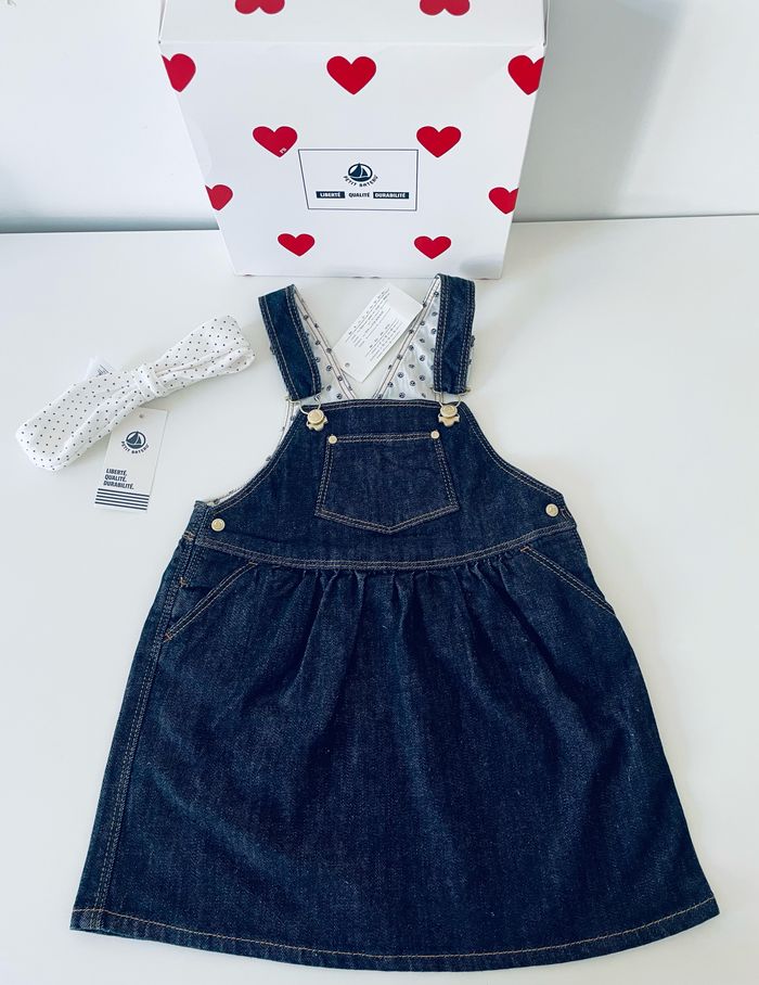 Robe en jean et bandeau Petit Bateau