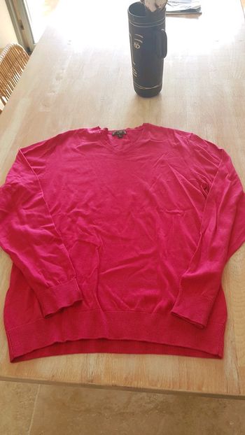 Pull homme col V