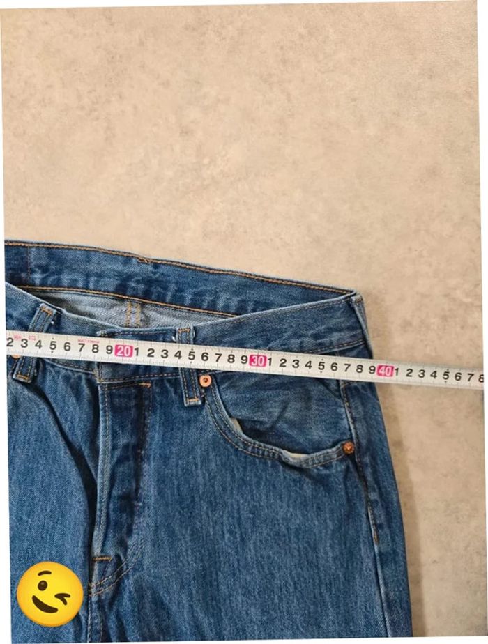 Jeans Levi's 501 W30 FR40 L32 coupe droite bleu Homme Men pan398b - photo numéro 4