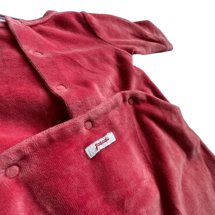 Pyjama velours rose Jacadi 1 mois TBE (13€) - photo numéro 4