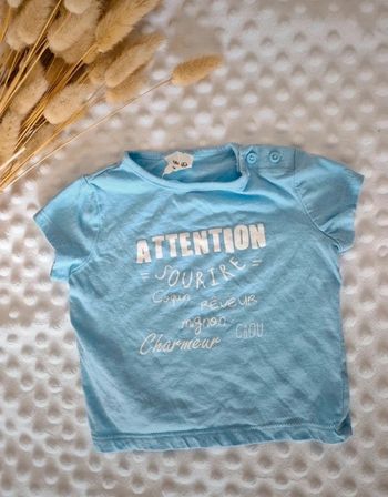 Tee-shirt manches courtes 6 mois