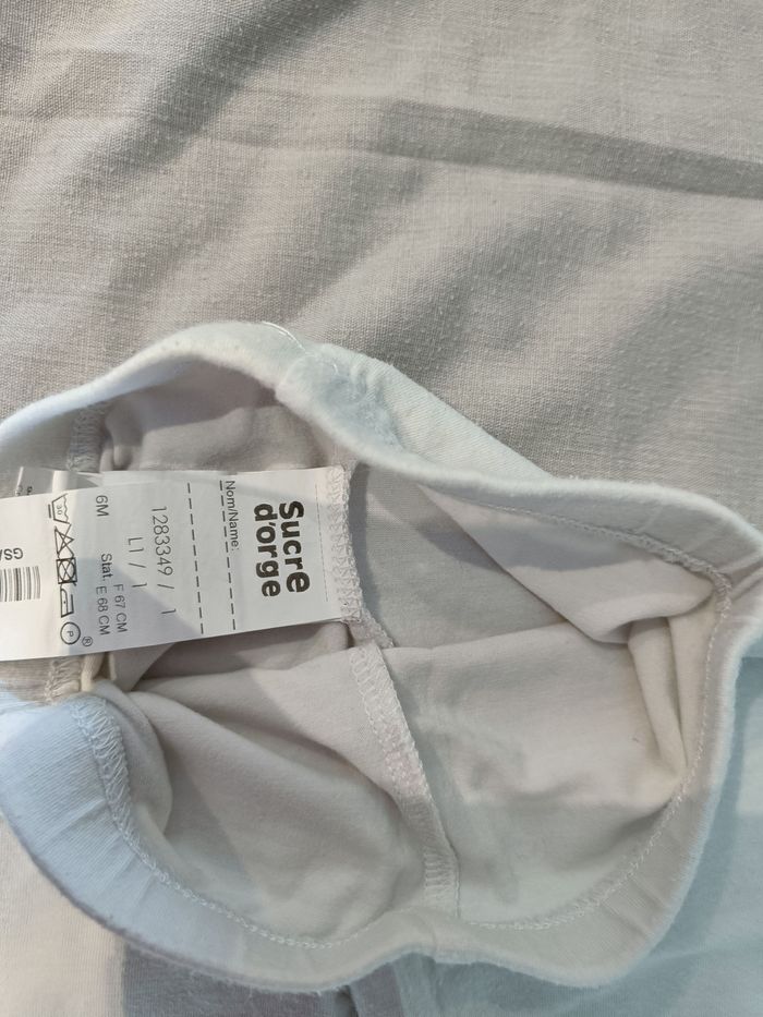 Legging blanc 6 mois - photo numéro 3