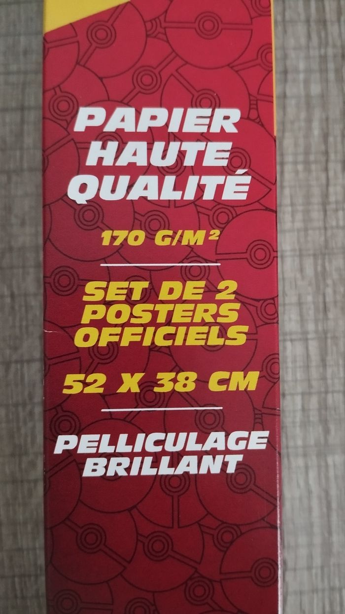Lot de 2 posters Pokémon neuf - photo numéro 2
